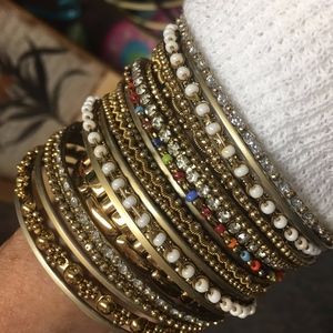 Bangle bracelet stack